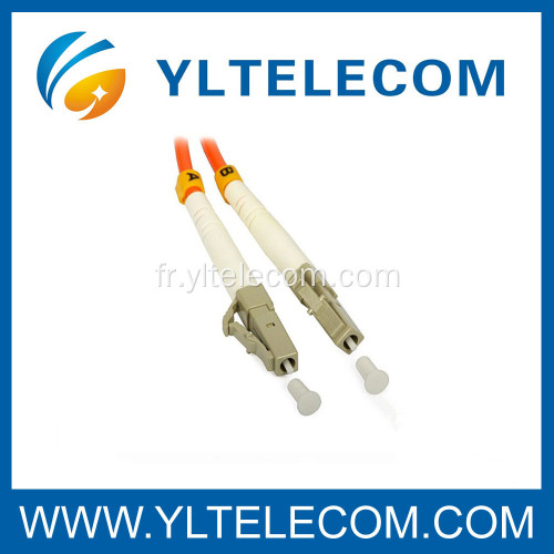 Cordon de correction optique LC 62,5 / 125 multimode dans les télécommunications du système CATV